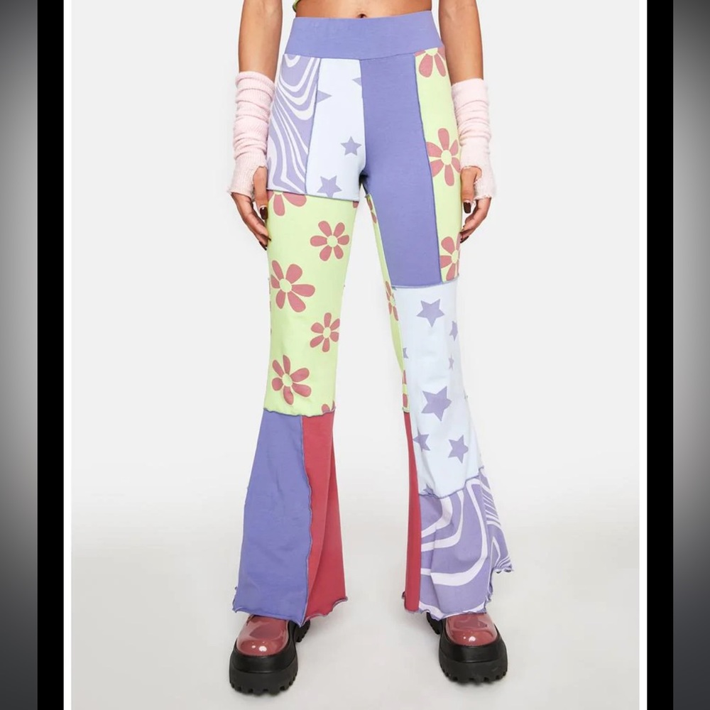 Delia*S Patchwork Pants - image 1